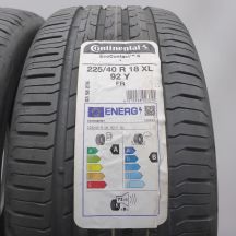 3.  225 40 18 2x CONTINENTAL 225/40 R18 92Y XL EcoContact 6 BMW Sommerreifen 2022 VOLL 3.  225 40 18 2x CONTINENTAL 225/40 R18 92Y XL EcoContact 6 BMW Sommerreifen 2022 VOLL