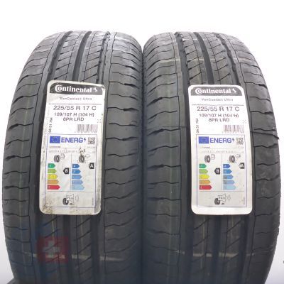 4.  225 55 17C 4x CONTINENTAL 109/107H VanContact Ultra Sommerreifen 2022 Ungebraucht  