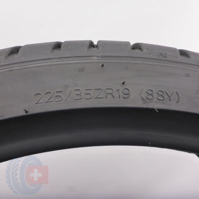 4.  225 35 19 1x HANKOOK  225/35 ZR19 88Y XL Ventus evo Sommerreifen 2025 7,2mm WIE NEU 
