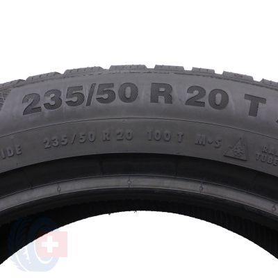 2. 1 x CONTINENTAL 235/50 R20 100T WinterContact TS850P Seal Winterreifen 2021 WIE NEU  8,2mm