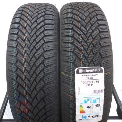 4. 4 x CONTINENTAL 185/60 R16 86H WinterContact TS860 Wintereifen 2019, 2020 WIE NEU VOLL