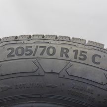 8. 205 70 15C 4x CONTINENTAL 205/70 R15C 106/104R VanContact Winter Winterreifen 2020 VOLL