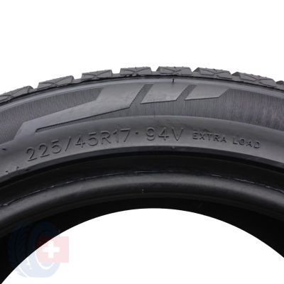 6. 225 45 17 4x MOMO 225/45 R17 94V XL North Pole W-2 Winterreifen 2020 7-7,2mm Wie Neu