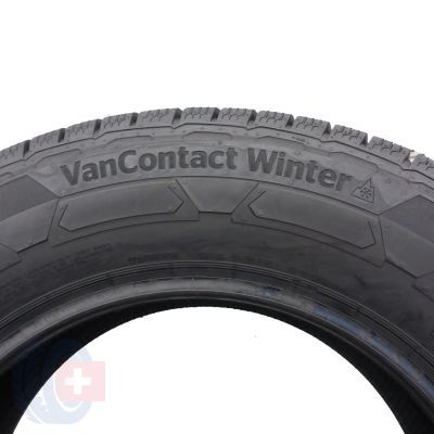 8. 225 65 16C 4x CONTINENTAL 225/65 R16C 112/110R VanContact Winter Winterreifen 2023, 2024 8,2-9mm
