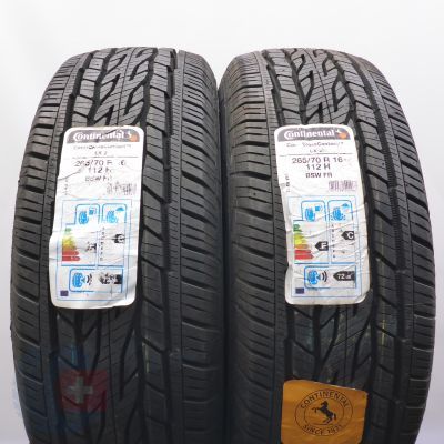3. 265 70 16 4x CONTINENTAL 265/70 R16 112H ContiCrossContac LX 2 Sommerreifen M+S 2019 VOLL WIE NEU 