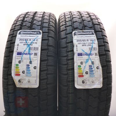 3. 205 65 16C 4x CONTINENTAL 205/65 R16C 107/105T VancoFourSeason 2 Ganzjahresreifen 2022 Ungebraucht   