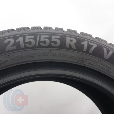 7. 215 55 17 4x SEMPERIT 215/55 R17 98V XL Speed-Grip 5 Winterreifen 2025 8,5mm WIE NEU