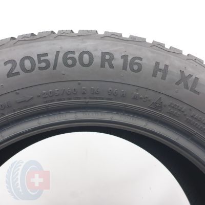 4. 205 60 16 2x CONTINENTAL 205/60 R16 96H XL WinterContact TS70 Winterreifen 2024 7,5-7,8mm