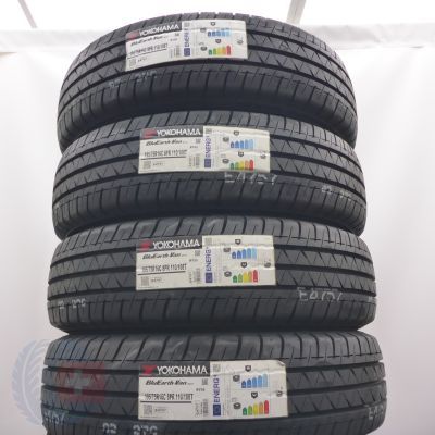 195 75 16C 4x YOKOHAMA 195/75 R16C 110/108T BluEarth Van Sommerreifen 2025 VOLL WIE NEU 