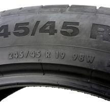4. 245 45 19 2x CONTINENTAL 245/45 R19 98W ContiSportContact 5 SUV 2017 Sommerreifen 5,8mm