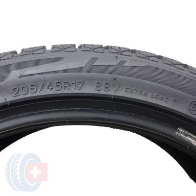 6. 205 45 17 4x MOMO 205/45 R17 88V XL Notrh Pole W-2 Winterreifen 2020 8mm Wie Neu