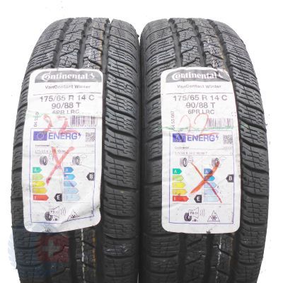 3. 175 65 14C 4x CONTINENTAL 175/65 R14C 90/88T VanContact Winter Winterreifen 2022 VOLL WIE NEU 