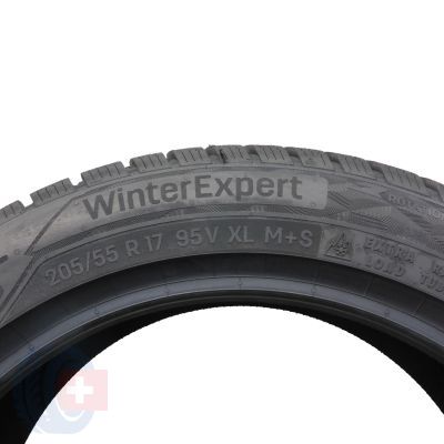 6. 2 x UNIROYAL 205/55 R17 95V XL WinterExpert Winterreifen 2022 VOLL Wie Neu