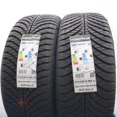 5. 215 55 18 4x GOODYEAR 215/55 R18 99V XL Vector 4Seasons SUV Gen-2 Ganzjahresreifen 2022 Voll