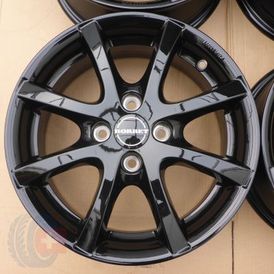 2. 4 x Alufelgen 15 Dacia Nissan Renault 4x100 5,5J Et45 Borbet WIE NEU Sandero Micra Laguna