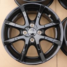 2. 4 x Alufelgen 15 Dacia Nissan Renault 4x100 5,5J Et45 Borbet WIE NEU Sandero Micra Laguna