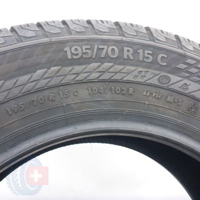 5. 195 70 15C 1x CONTINENTAL 195/70 R15C 104/102R VanContact 4Season Ganzjahresreifen 2020 VOLL