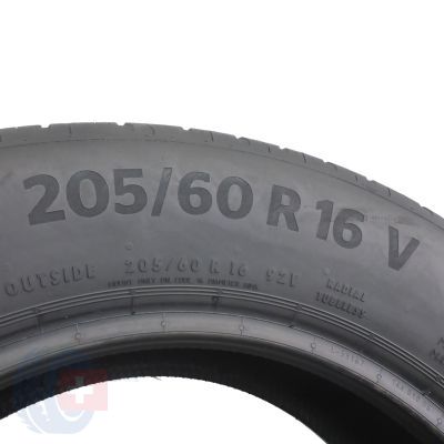 5. 2 x CONTINENTAL 205/60 R16 92V EcoContact 6 Sommerreifen 2020 5,2 ; 5,5mm