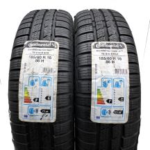 3. 4 x CONTINENTAL 185/60 R16 86H ContiWinterContact TS 810 S RSC Winterrreifen 2018 VOLL WIE NEU