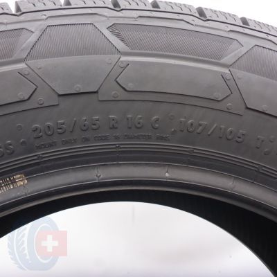 6. 205 65 16C 2x CONTINENTAL 205/65 R16C 107/105T VanContact Winter Winterreifen  2022 9,8-9,6mm