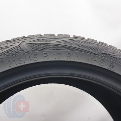 4. 215 45 17 2x VREDESTEIN 215/45 R17 91V XL Wintrac Pro + Winterreifen 2024 7,5-7,8mm