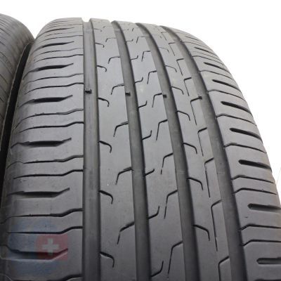 2. 225 60 18 4x CONTINENTAL 225/60 R18 104V XL EcoContact 6 Sommerreifen 2021, 2022 5,5-5,8mm