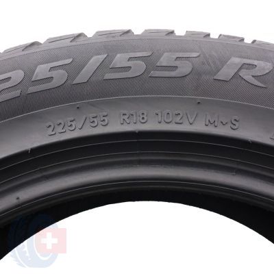 5. 225 55 18 2x PIRELLI 225/55 R18 102V XL Sottozero 3 Winter AO Winterreifen 6,8-7mm 2021