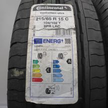 2. 215 65 15C 2x CONTINENTAL 215/65 R15C 104/102T VanContact Ultra Sommerreifen 2022 VOLL 2. 215 65 15C 2x CONTINENTAL 215/65 R15C 104/102T VanContact Ultra Sommerreifen 2022 VOLL