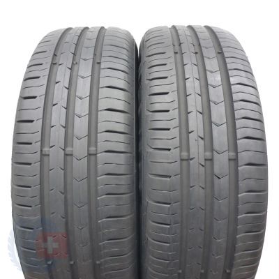 195 65 15 2x CONTINENTAL 195/65 R15 91V ContiPremiumContact 5 Sommerreifen 6,5mm 2018