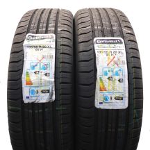 3. 195/55 R20 4x CONTINENTAL 95H XL ContiEcoContact 5 Sommerreifen 2020 VOLL WIE NEU 