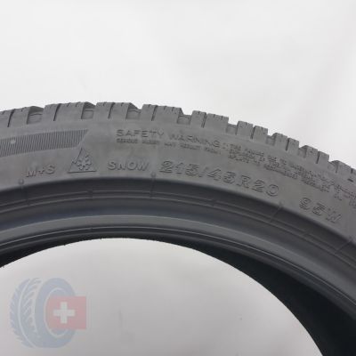 8. 215 45 20 4x  BRIDGESTONE 215/45 R20  95W XL Blizzak 6 Winterreifen 2025 8,2-8mm WIE NEU 