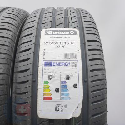 3. 215 55 16 2x BARUM 215/55 R16 97Y XL Bravuris 5 Sommerreifen 2022 VOLL
