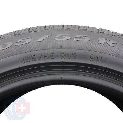 5. 205 55 17 2x PIRELLI 205/55 R17 91V Cinturato P7 BMW Sommerreifen 2019 WIE NEU VOLL
