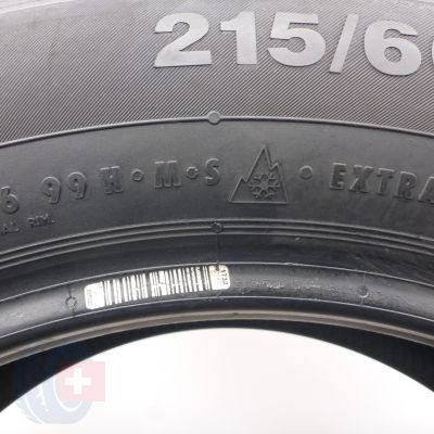 2. 215 60 16 2x CONTINENTAL 215/60 R16 99H XL ContiWinterContact TS830P Winterreifen 2018 7mm