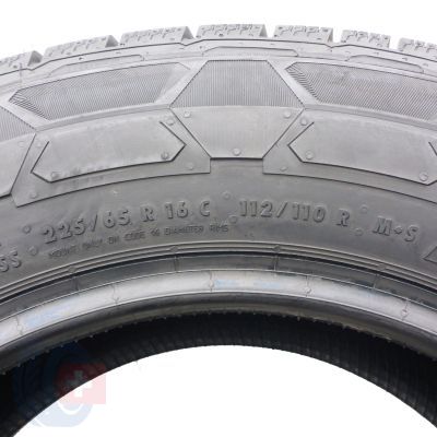 6. 225 65 16C 4x CONTINENTAL 225/65 R16C 112/110R VanContact Winter Winterreifen 2023, 2024 8,2-9mm