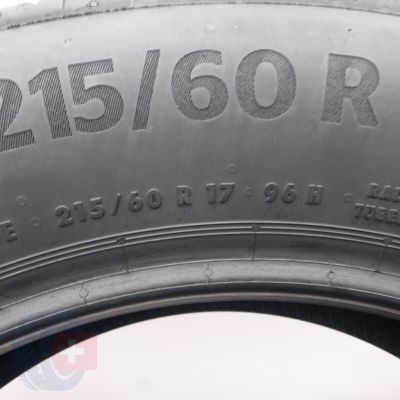 4. 215 60 17 2x CONTINENTAL 215/60 R17 96H EcoContact 6 Sommerreifen 2020, 2021 5,8-6mm