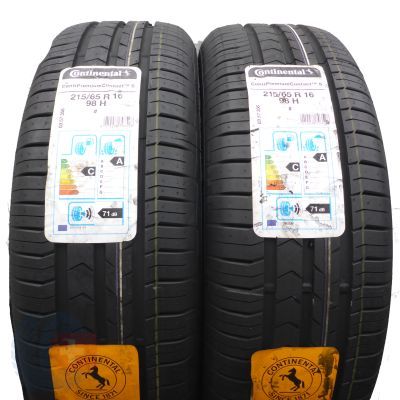 215 65 16 2x CONTINENTAL 215/65 R16 98H ContiPremiumContact 5 Sommerreifen 2019 VOLL