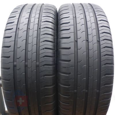 4. 4 x CONTINENTAL 185/55 R15 82H ContiEcoContact 5 Sommerreifen 2018 6,2-7mm