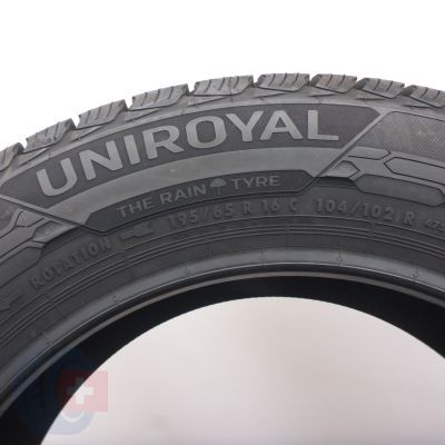5. 195 65 16C 2x UNIROYAL 195/65 R16C 104/102R SnowMax3 Winterreifen 2022 WIE NEU VOLL