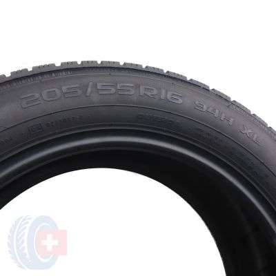6. 4 x NOKIAN 205/55 R16 94H XL WR A3 Winterreifen DOT13 6,8-7,2mm