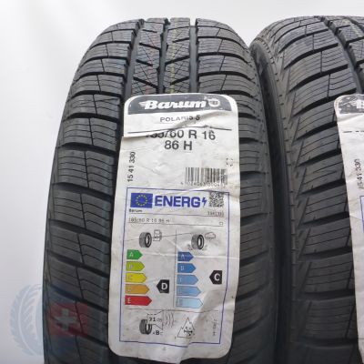 2.  185 60 16 2x BARUM 185/60 R16 86H Polaris 5 Winterreifen 2023 VOLL WIE NEU 