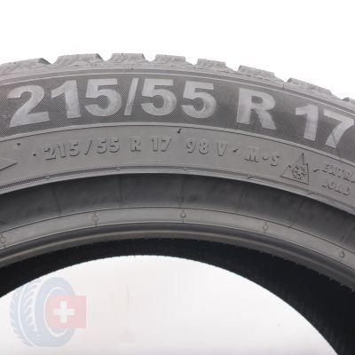 8. 215 55 17 4x SEMPERIT 215/55 R17 98V XL Speed-Grip 5 Winterreifen 2025 8mm  WIE NEU  
