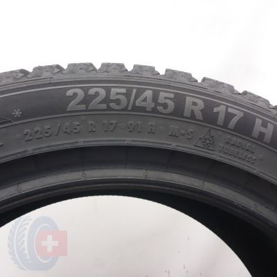 7. 225 45 17 4x SEMPERIT 225/45 R17 91H Speed-Grip 5 Winterreifen 2025 9mm WIE NEU 
