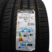 2. 4 x BARUM 255/40 R18 99Y XL Bravuris 5 HM Sommerreifen 2019, 2020 VOLL WIE NEU 