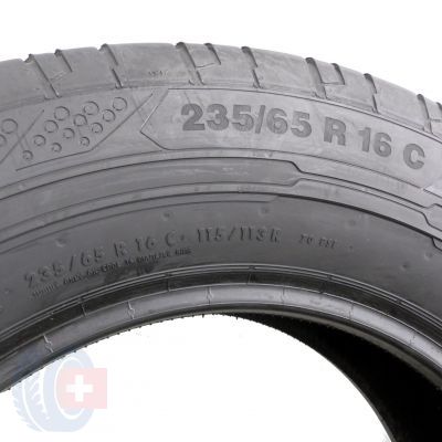 5. 2 x CONTINENTAL 235/65 R16 C  115/113R  ContiVanContact 200 Sommerreifen DOT20 6.8-7.5mm 