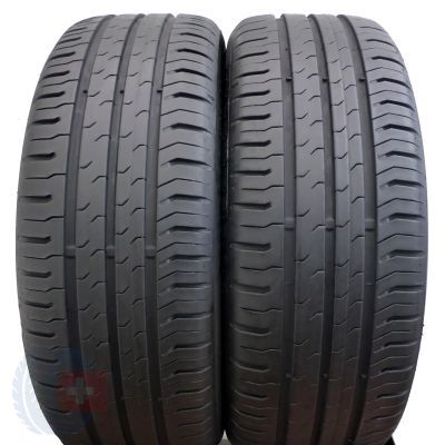 2 x CONTINENTAL 185/50 R16 81H ContiEcoContact 5 Sommerreifen 2019 6,5mm