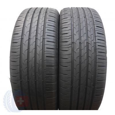 5. 4 x CONTINENTAL 205/55 R17 91V EcoContact 6 Sommerreifen  DOT20/21 6mm