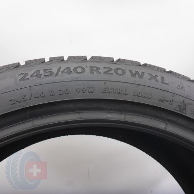 3. 245 40 20 1x CONTINENTAL 245/40 R20 99W XL WinterContact TS860S Winterreifen 2025 8mm