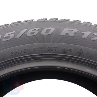 5. 2 x PIRELLI 215/60 R17 96T Winter Cinturato Winterreifen 2019 WIE NEU VOLL