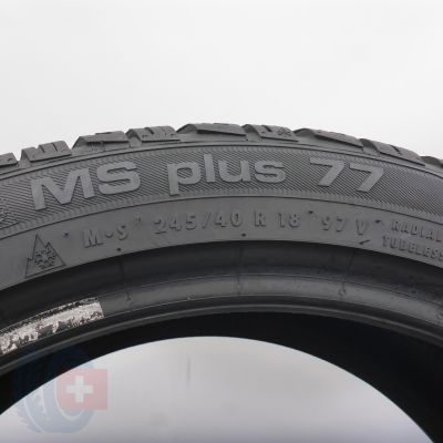 5. 245 40 18 2x UNIROYAL 245/40 R18 97V XL MS Plus 77 Winterreifen 2018 7,8mm